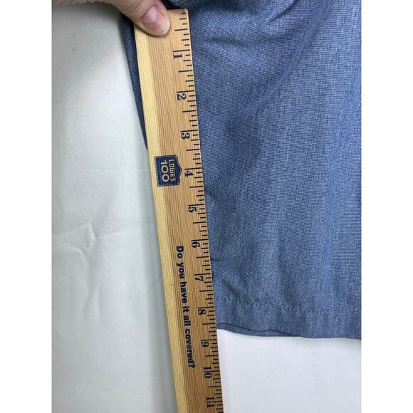 Billabong Mens 34 Blue Zip Font Shorts Casual Athleisure Comfort 9 Inch Inseam - Picture 6 of 8